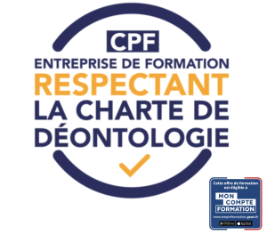 Formation éligibles au CPF, avec le respect de la charte de déontologie du CPF